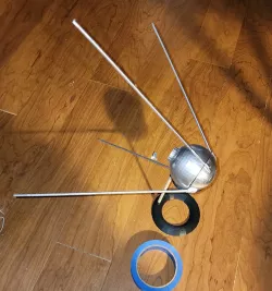 18mm Sputnik 1 Model Rocket