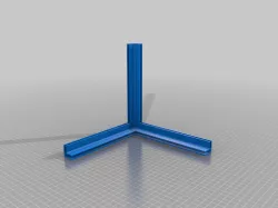 200mm 5MM Corner Block and Rail