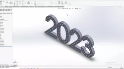 2023 Numbers with Slots for LED's