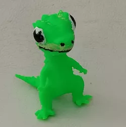 3d lizard figure