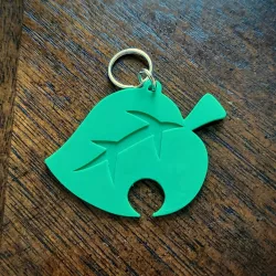 ACNH Leaf Keychain