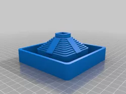 Ancient Mayan Pyramid Planter