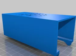 Bambulab P1P/P1S/X1C Small Poop Chute Bin with Magnet and Text