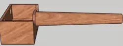 Bird perch for birdhouse