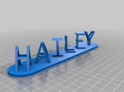 CAPS hAILEY Duashlal Letter Blocks Illusion Customizer