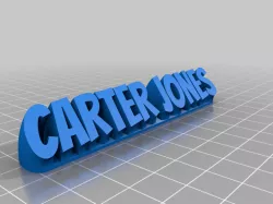 Carter Name Plate