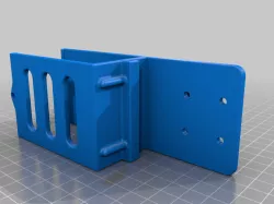 Creality Falcon 2 22w Power Supply bracket with Mintion Lasercam arm support.