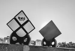 cube display - Cube holder - for rubik's cube or metal cubes - for cube lovers - with stl + f3d files