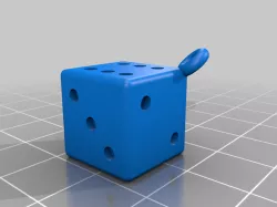 Dice Keychain