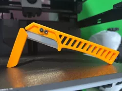 Fixed blade utility knife handle WITH Sheath / Blade Cover
