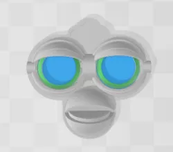 Furby Faceplate Sleepy