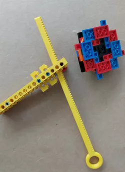 Lego rip cord voor Lego beyblades