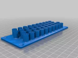 My Customized 4mm Lab cable organizer | Banana Jack