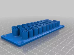 My Customized 4mm Lab cable organizer | Banana Jack