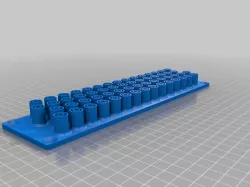 My Customized 4mm Lab cable organizer | Banana Jack