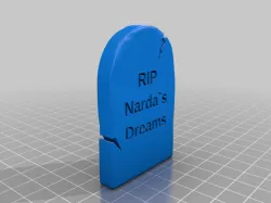 My Customized Head Stone - Narda
