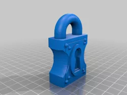 Padlock game token