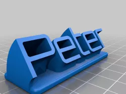 Peter Name Plate