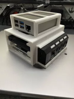 Raspberry Pi FLIRC Stack with 2 HDD and USB hub