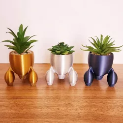 RetroRocket Planter