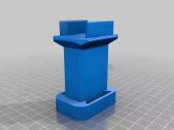 Stackable bridge base for higher bridges (ikea train set)