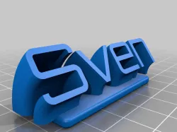 Sven Name Plate
