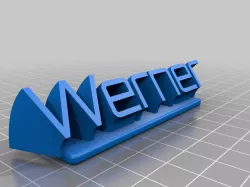 Werner Name Plate
