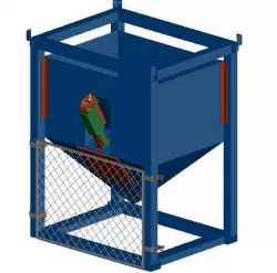 1000 Litre Grease Hopper with Lincoln Pump