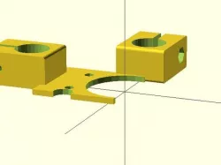 3D printed - Chinese laser cutter - XY locating laser clamps