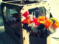 3d Printed Rose