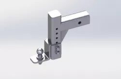 6"Adjustable Trailer Drop Ball Mount Hitch
