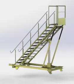 Adjustable Height Ladder