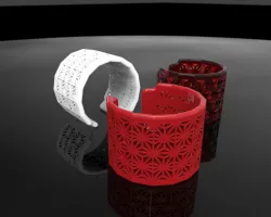 Asanoha Pattern Bracelet