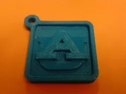 Auburn University logo keychain