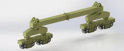 BASE MOUNT SUPPORT_DOUBLE GIRDER GANTRY CRANE PROJECT