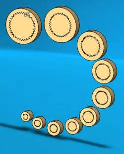 DIN 5481 serrations