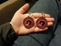 Dragon Army Earring
