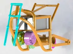 ELECTRIC MOTORCYCLE FRAME WITH CVT POWER TRANSMISSION