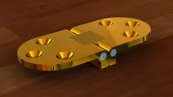 Folding Tabletop Drop Flap Hinge