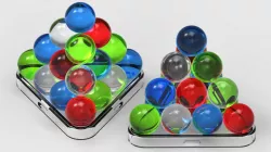 Glass Balls Tetrahedron