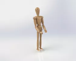 Human test dummy / Maniquí Articulado 1:1
