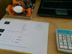 Interactive numerical controlled egg-decorating machine