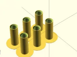 Magnetic ball joint for Rostock mini