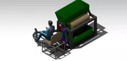 Manual Driven Cotton Ginning Machine
