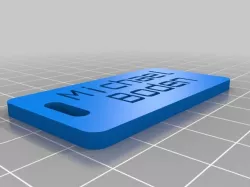 Michael name tag