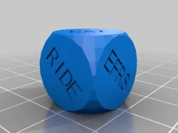 My Customized Dice- Text or Classic Dots