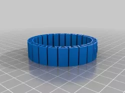 My Customized dual flexible name bracelet