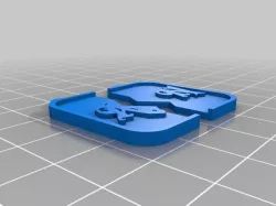 My Customized Square Friendship Charm