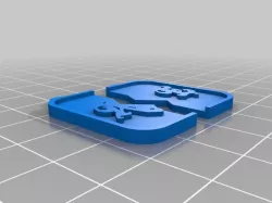 My Customized Square Friendship Charm