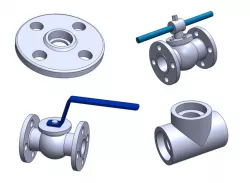 PIPING ACCESSORIES (valves, flanges & tees) - ASME